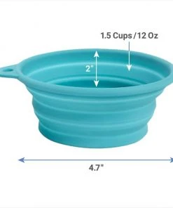 Frisco Silicone Collapsible Travel Bowl Set, 3 count, 1.5 Cups -Frisco Sales 2024 216033 PT1. SY630 V1600374799