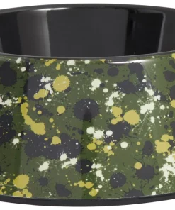 Frisco Camo Paint Splashed Melamine Bowl, 3 Cup