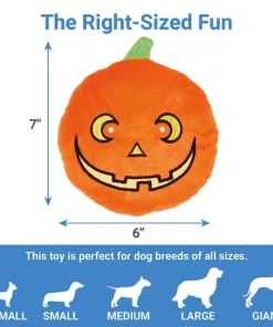 Frisco Halloween Pumpkin Round Plush Squeaky Dog Toy 6 Frisco Halloween Pumpkin Round Plush Squeaky Dog Toy -Frisco Sales 2024 218583 PT1. SY630 V1599851460