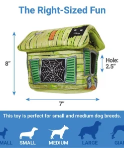 Frisco Halloween Haunted Shack Hide and Seek Puzzle Plush Squeaky Dog Toy -Frisco Sales 2024 218598 PT1. SY630 V1599851164