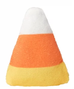 Frisco Halloween Candy Corn Plush Cat Toy with Catnip, 3 count