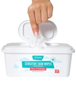 Frisco Sensitive Skin Waterless Grooming Wipes with Aloe and Honeysuckle for Dogs & Cats, 100 count -Frisco Sales 2024 222143 PT3. SY630 V1599640864