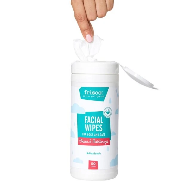 Frisco Dog & Cat Facial Grooming Wipes, Unscented 6 Frisco Dog & Cat Facial Grooming Wipes, Unscented - Image 4