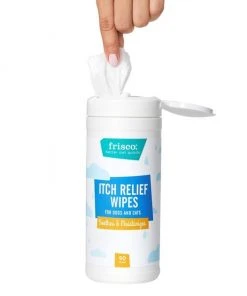 Frisco Itch Relief Waterless Grooming Wipes for Dogs & Cats, 50 count -Frisco Sales 2024 222165 PT3. SY630 V1599641170