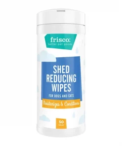 Frisco Shed Reducing Waterless Grooming Wipes for Dogs & Cats, 50 count