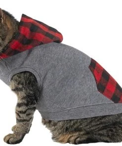 Frisco Plaid Dog & Cat Hoodie -Frisco Sales 2024 223645 PT3. SY630 V1637729235