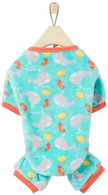Frisco Sea Creatures Dog & Cat Cozy Fleece PJs 5 Frisco Sea Creatures Dog & Cat Cozy Fleece PJs - Image 3