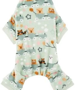 Frisco Zoo Animals Dog & Cat Cozy Fleece PJs -Frisco Sales 2024 224188 PT3. SY630 V1599493897