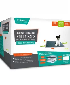 Frisco Extra Large Charcoal Dog Training & Potty Pads, 28 x 34-in, Unscented