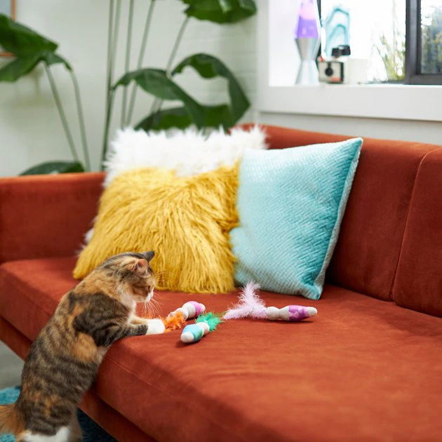 Frisco Retro Lava Lamp Plush Cat Toy with Catnip 5 Frisco Retro Lava Lamp Plush Cat Toy with Catnip - Image 3