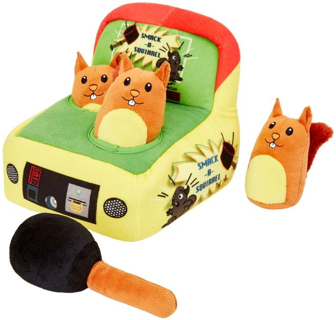 Frisco Retro Smack-a-Squirrel Hide & Seek Plush Puzzle Squeaky Dog Toy 3 Frisco Retro Smack-a-Squirrel Hide & Seek Plush Puzzle Squeaky Dog Toy