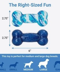 Frisco Retro Denim & Swirl Bone TPR Squeaky Dog Toy 6 Frisco Retro Denim & Swirl Bone TPR Squeaky Dog Toy -Frisco Sales 2024 230341 PT1. SY630 V1600208200