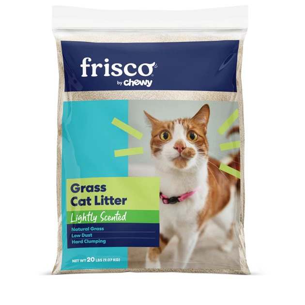 Frisco Natural Lightly Scented Clumping Grass Cat Litter 3 Frisco Natural Lightly Scented Clumping Grass Cat Litter