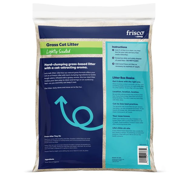 Frisco Natural Lightly Scented Clumping Grass Cat Litter 5 Frisco Natural Lightly Scented Clumping Grass Cat Litter - Image 3