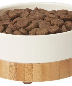 Frisco Melamine Dog & Small Pet Bowl with Bamboo Base -Frisco Sales 2024 232065 PT3. SY630 V1608595365