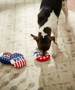 Frisco Plush Squeaky Voting Pins Dog Toy, 3 count -Frisco Sales 2024 233573 PT3. SY630 V1600973796
