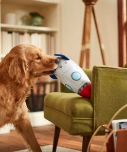 Frisco Ballistic Nylon Plush Squeaky Rocket Ship Dog Toy -Frisco Sales 2024 233581 PT3. SY630 V1600973767
