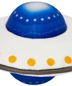 Frisco Plush & TPR Squeaky UFO Dog Toy