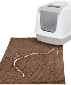 Frisco Microfiber Chenille Cat Silhouette Litter Mat -Frisco Sales 2024 235901 PT3. SY630 V1603300907