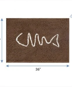 Frisco Microfiber Chenille Fish Bone Litter Mat -Frisco Sales 2024 236241 PT1. SY630 V1603417896