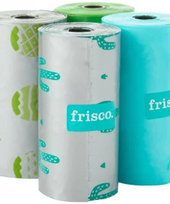 Frisco Pineapples & Cacti Printed Dog Poop Bags, 120 Count