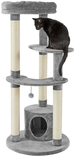 Frisco 59.5-in Heavy Duty Faux Fur Cat Tree & Condo 5 Frisco 59.5-in Heavy Duty Faux Fur Cat Tree & Condo - Image 3