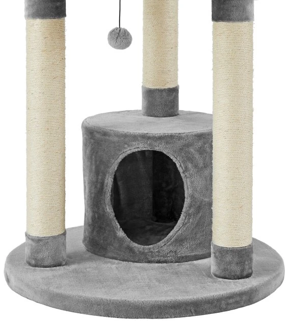 Frisco 59.5-in Heavy Duty Faux Fur Cat Tree & Condo 8 Frisco 59.5-in Heavy Duty Faux Fur Cat Tree & Condo - Image 6