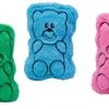 Frisco Zoomies & Chill Gummy Bear Plush Squeaky Dog Toy, 3 count