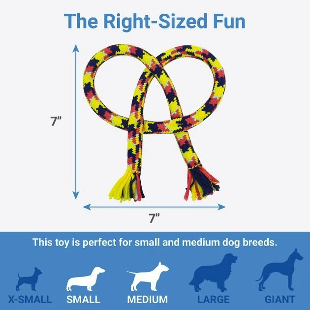 Frisco Pretzel Rope Dog Toy 4 Frisco Pretzel Rope Dog Toy - Image 2