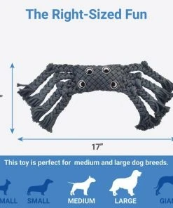 Frisco Spider Rope Squeaky Dog Toy -Frisco Sales 2024 242151 PT1. SY630 V1605629209