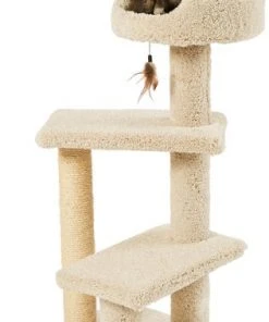 Frisco 41.5-in Real Carpet Wooden Cat Tree -Frisco Sales 2024 244526 PT2. SY630 V1603296691