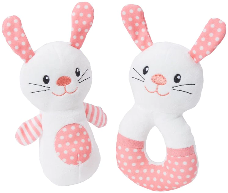 Frisco Bunny Plush Multipack Puppy Toy, 2 count 3 Frisco Bunny Plush Multipack Puppy Toy, 2 count
