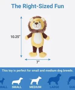 Frisco Lion Plush Squeaky Dog Toy -Frisco Sales 2024 245926 PT1. SY630 V1611089597