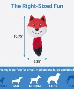 Frisco Fox Disc Plush Squeaky Dog Toy 6 Frisco Fox Disc Plush Squeaky Dog Toy -Frisco Sales 2024 245928 PT1. SY630 V1611089598