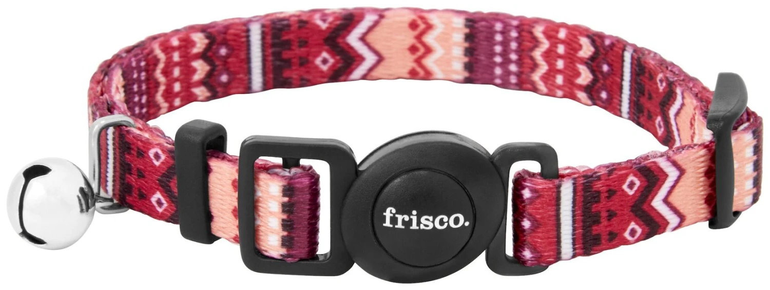 Frisco Red Boho Cat Collar 3 Frisco Red Boho Cat Collar
