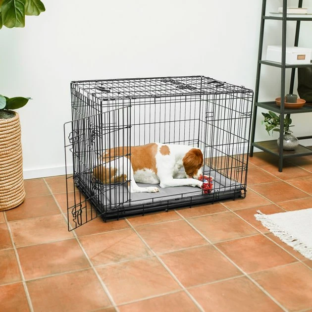 Frisco Heavy Duty All-in-1 Multi-Stage 3 Door Collapsible Wire Dog Crate, Intermediate, 37-in L x 25-in W x 27.5-in H Frisco Heavy Duty All-in-1 Multi-Stage 3 Door Collapsible Wire Dog Crate -Frisco Sales 2024 247915 MAIN. SY630 V1609193885
