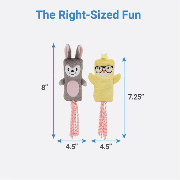 Frisco Easter Bunny & Chick Kicker Cat Toy, 2 count Frisco Easter Bunny & Chick Kicker Cat Toy, 2 count -Frisco Sales 2024 248055 PT1. SY630 V1612633573