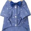 Frisco Anchor Print Chambray Dog & Cat Button Up Shirt -Frisco Sales 2024 249104 MAIN. SY630 V1624619871