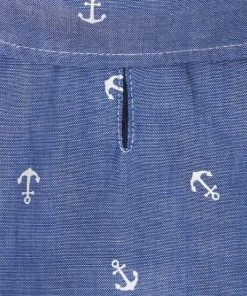 Frisco Anchor Print Chambray Dog & Cat Button Up Shirt -Frisco Sales 2024 249104 PT4. SY630 V1624620153