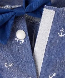 Frisco Anchor Print Chambray Dog & Cat Button Up Shirt -Frisco Sales 2024 249104 PT5. SY630 V1624610866