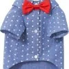 Frisco Polka Dot Chambray Dog & Cat Button Up Shirt 1 Frisco Polka Dot Chambray Dog & Cat Button Up Shirt -Frisco Sales 2024 249161 MAIN. SY630 V1624604553