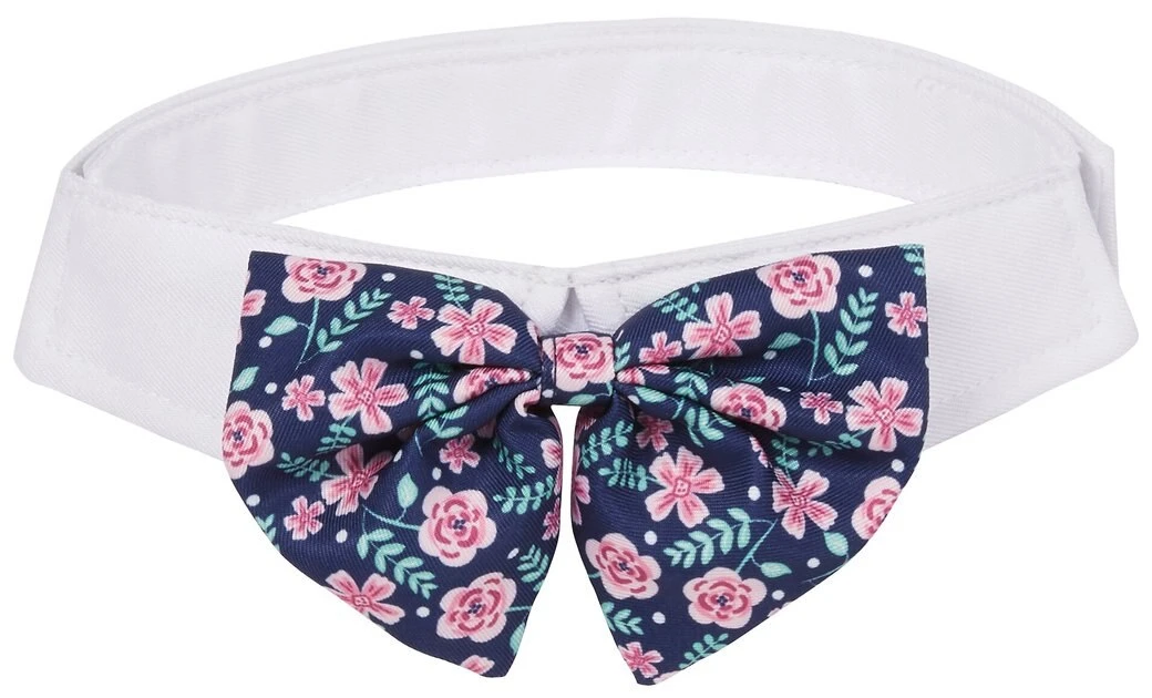 Frisco Floral Dog & Cat Bow Tie 5 Frisco Floral Dog & Cat Bow Tie - Image 3