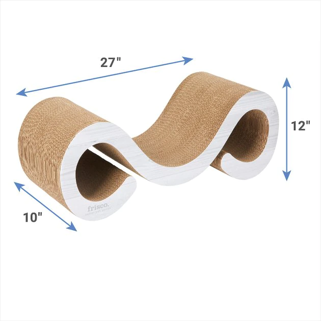 Frisco Cat Scratcher & Lounge Curl with Catnip 4 Frisco Cat Scratcher & Lounge Curl with Catnip - Image 2