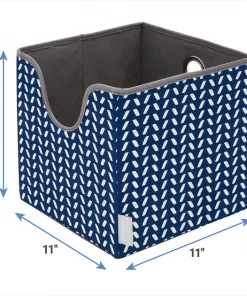 Frisco Square Collapsible Pet Toy Storage Bin, Navy Herringbone 4 Frisco Square Collapsible Pet Toy Storage Bin, Navy Herringbone -Frisco Sales 2024 250566 PT2. SY630 V1613774177