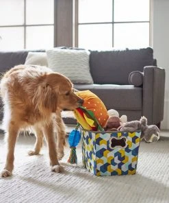 Frisco Rectangle Collapsible Pet Toy Storage Bin, Yellow Geometric 11 Frisco Rectangle Collapsible Pet Toy Storage Bin, Yellow Geometric -Frisco Sales 2024 250578 PT3. SY630 V1615572198