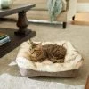 Frisco Fur Cuffed Rectangle Cuddler Cat & Dog Bolster Bed -Frisco Sales 2024 251910 MAIN. SY630 V1615587184