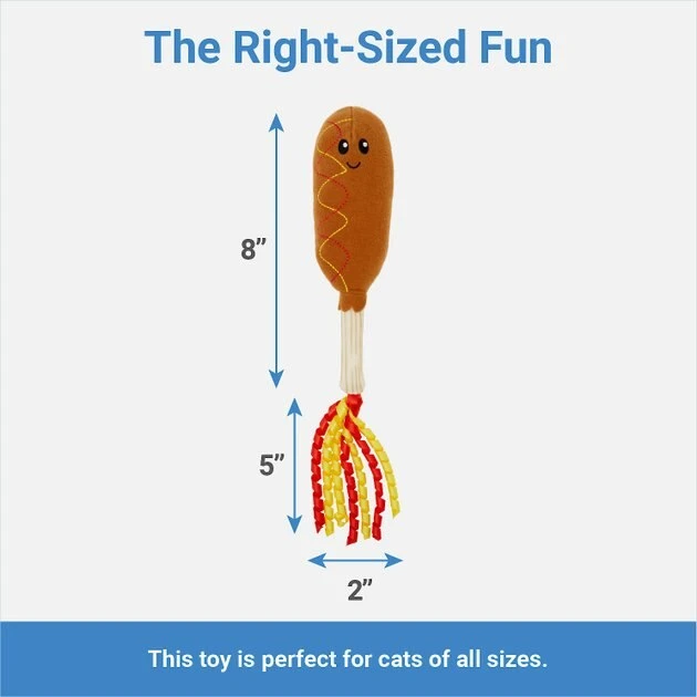 Frisco Baseball Corndog Cat Toy 4 Frisco Baseball Corndog Cat Toy - Image 2