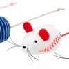 Frisco Baseball Mice Cat Toy, 4 count -Frisco Sales 2024 252740 MAIN. SY630 V1613158293