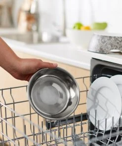 Frisco Black Marble Design Stainless Steel Dog & Cat Bowl -Frisco Sales 2024 253046 PT7. SY630 V1616527026