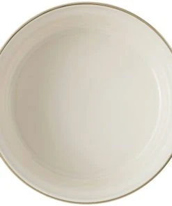 Frisco Gold Trim Melamine Dog & Cat Bowl, Cream -Frisco Sales 2024 253062 PT4. SY630 V1616595751